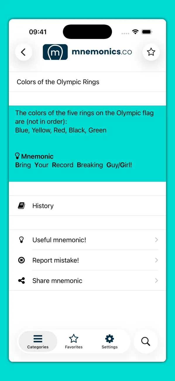 Screenshot #2 pour mnemonics.co - Memorize it!
