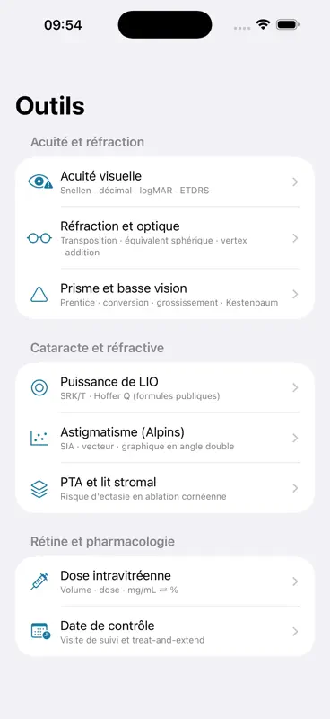 Oftalmo Escalas screenshot 2 of 4