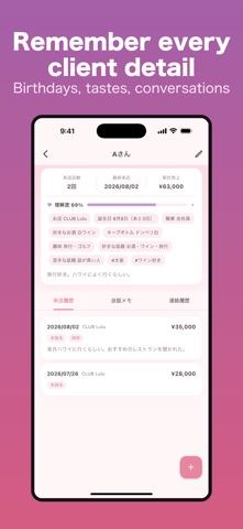 Luludiary: Private Client Log iPhone screenshot