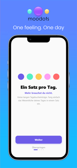 Moodots — One Line Journal Screenshot 1 of 5