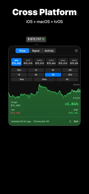 Bitcoin Price: Real Time screenshot 4