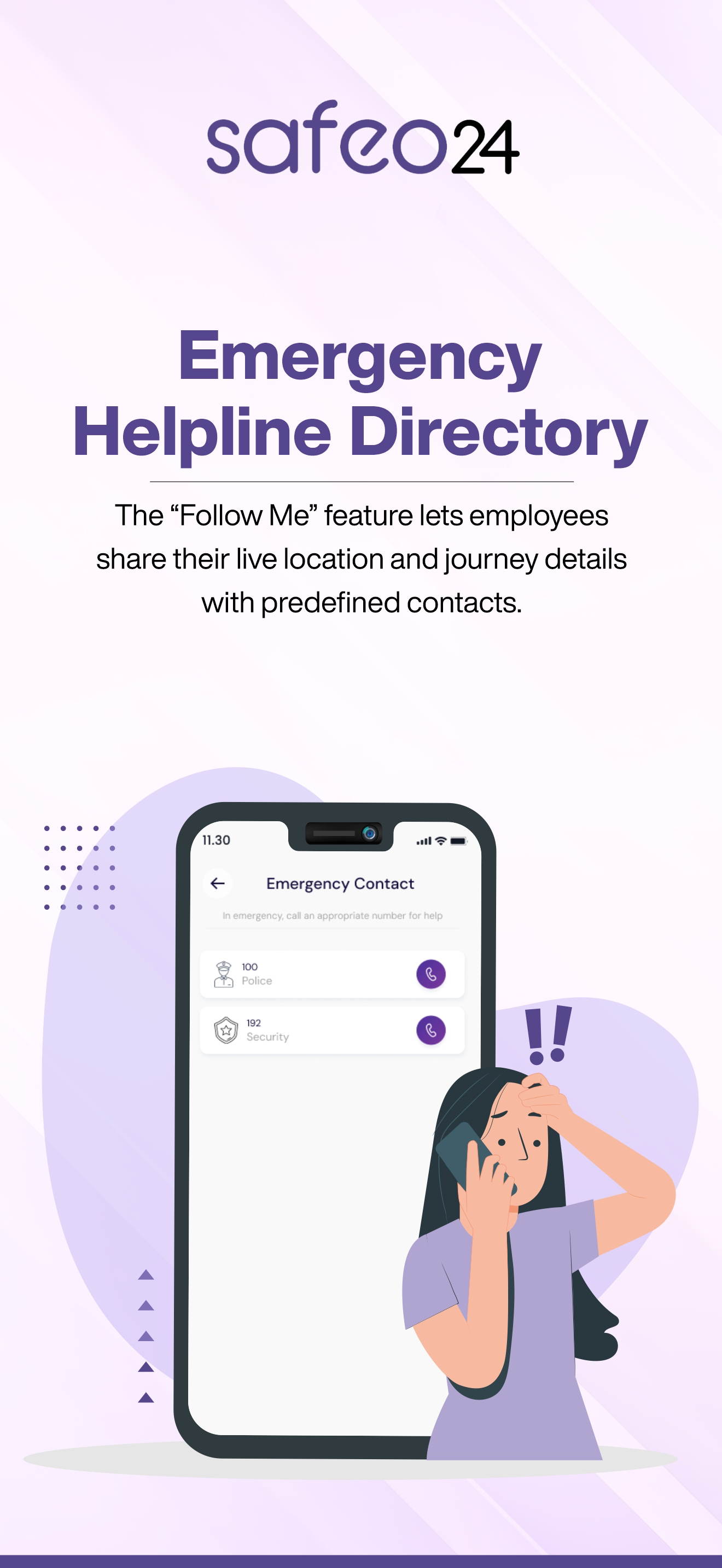 Safeo24: Women Safety App screenshot 3