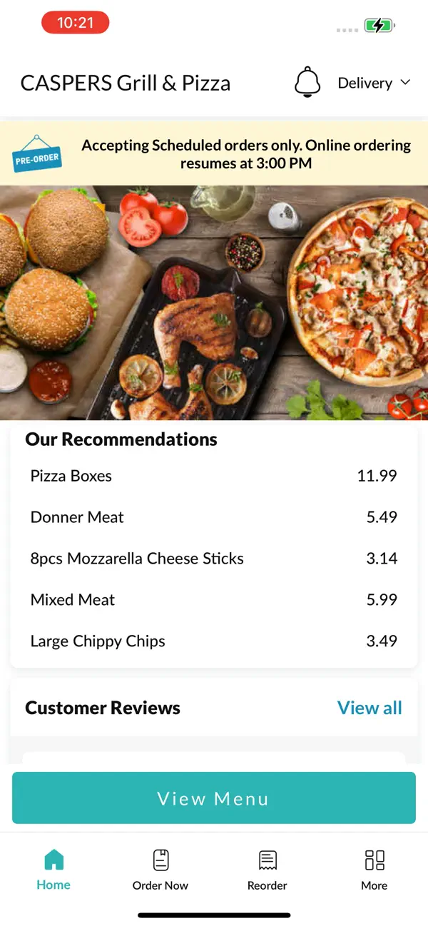 Screenshot #2 pour CASPERS Grill & Pizza