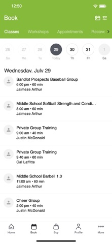 Youngs Physical Therapy app screenshot 2