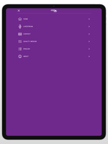 NWU FM iPad screenshot