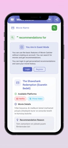 Movie Catcher: Discover Films screenshot