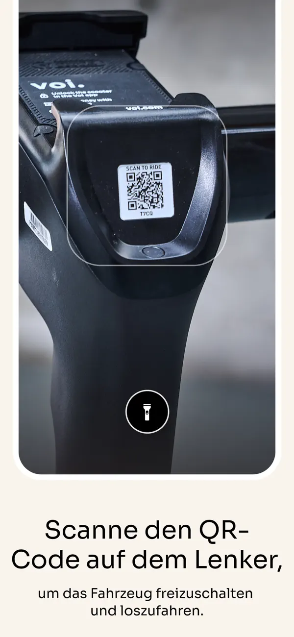 Voi – E-Scooter & E-Bikes iPhone App Screenshot 3 – Reisen