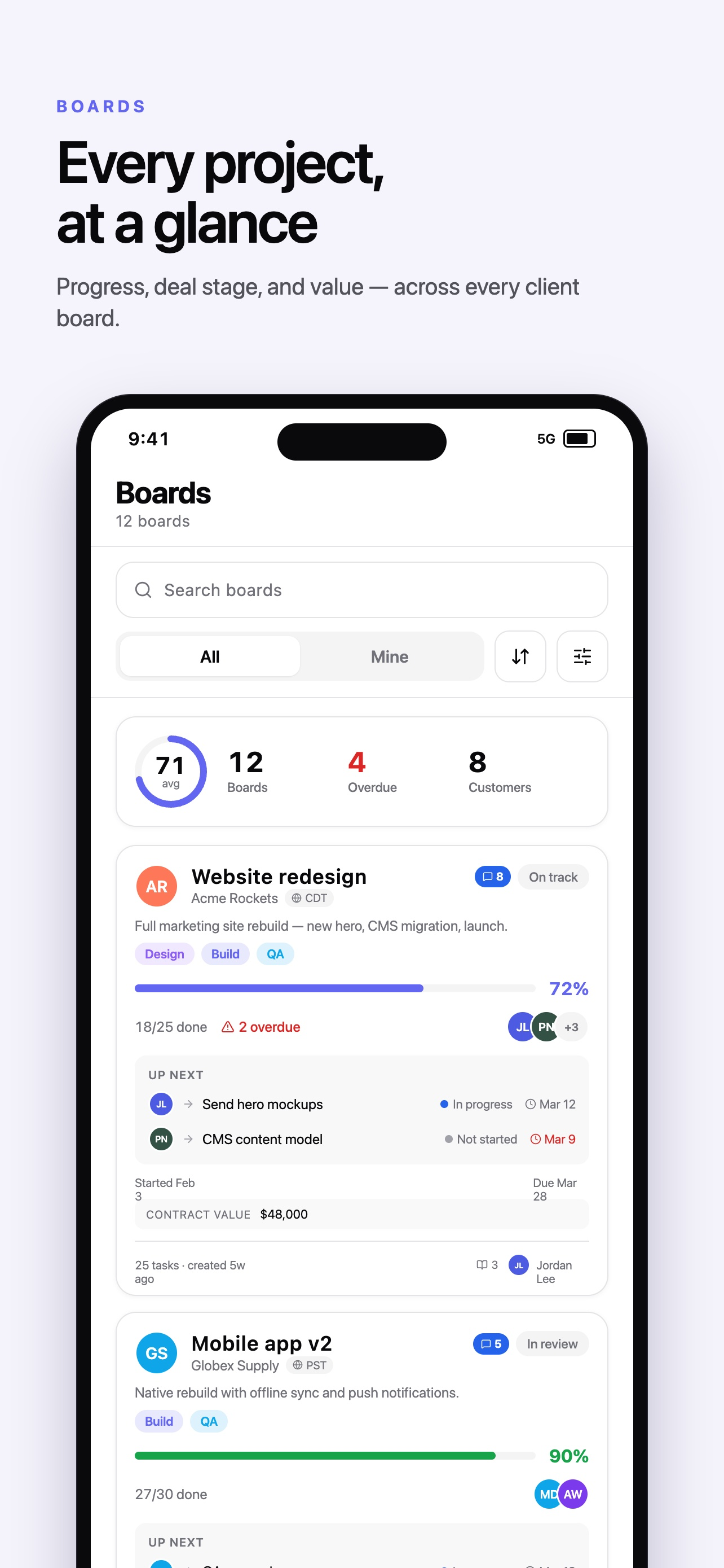 BlueHill - Project Management screenshot 3