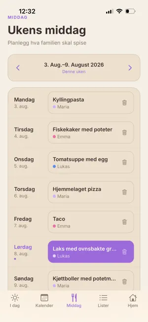 Flyti - Familieplanlegger screenshot 3