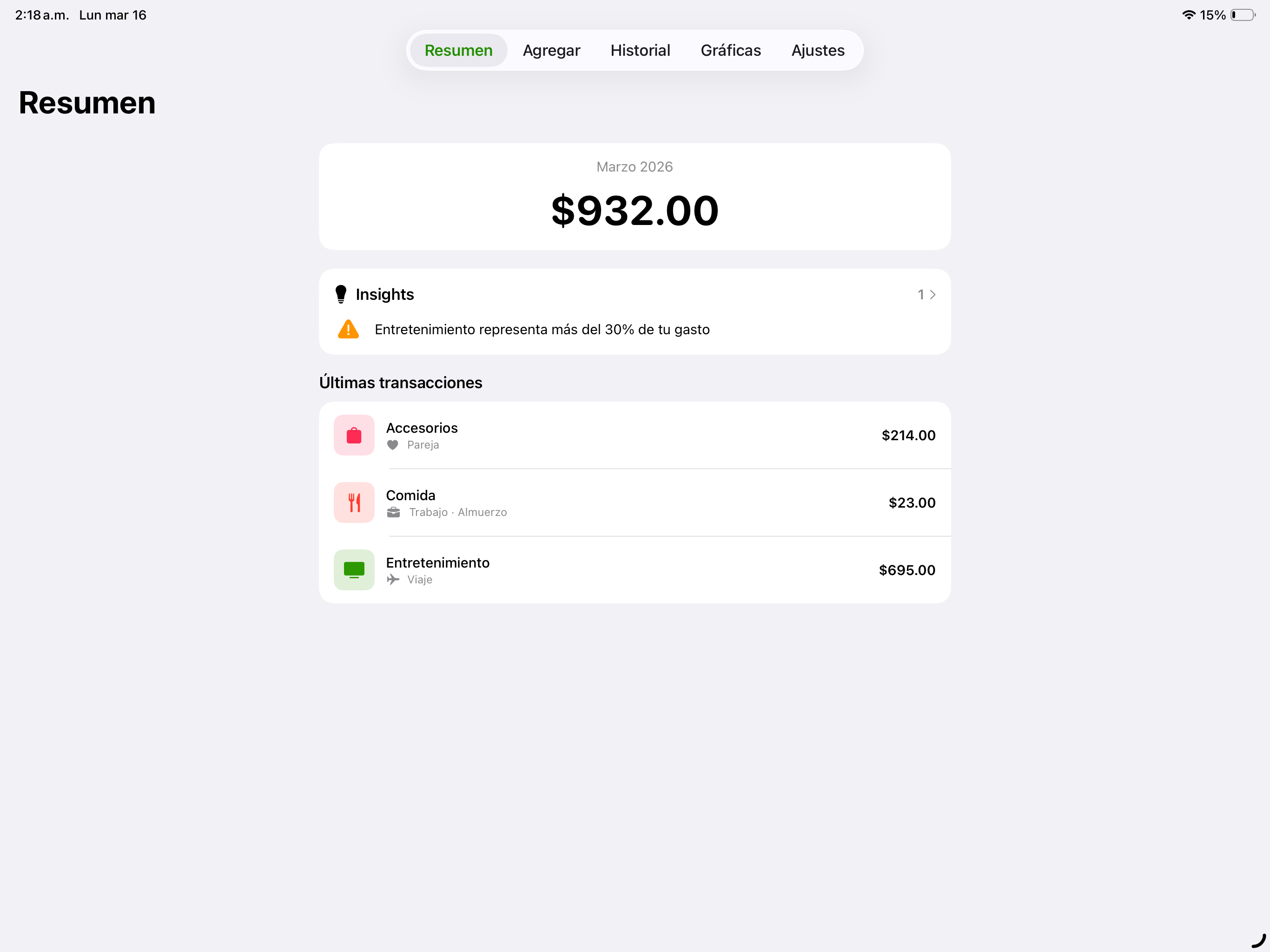 Smart Expense Control screenshot 8