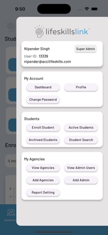 Lifeskills Link Admin Screenshot 4 of 8