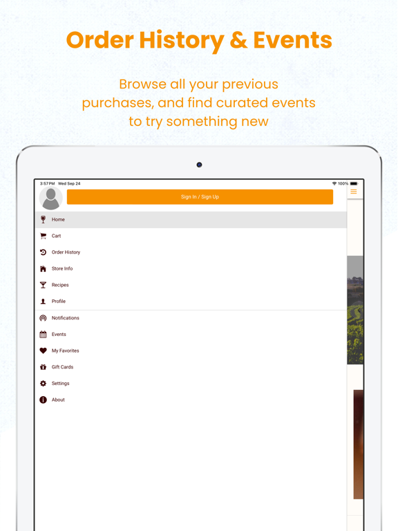 Bodega Wines & Spirits iPad screenshot 2 - Shopping app