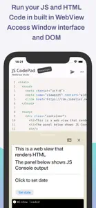 JavaScript Code-Pad Editor&IDE screenshot #4 for iPhone