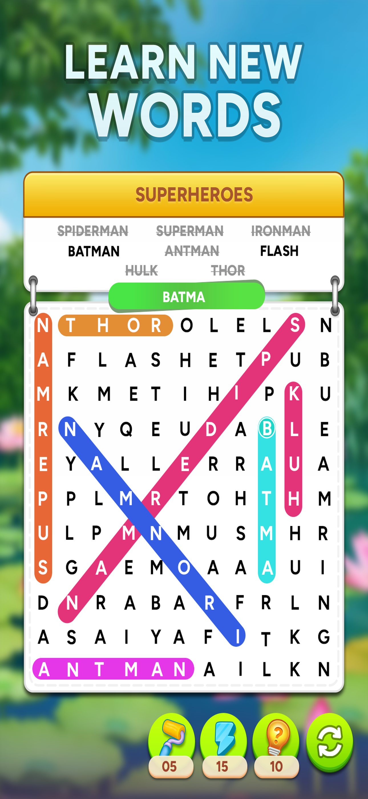 WordSearch Bloom screenshot 3