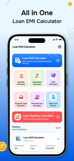 Loan Emi Calculator - LoanEmi screenshot 1