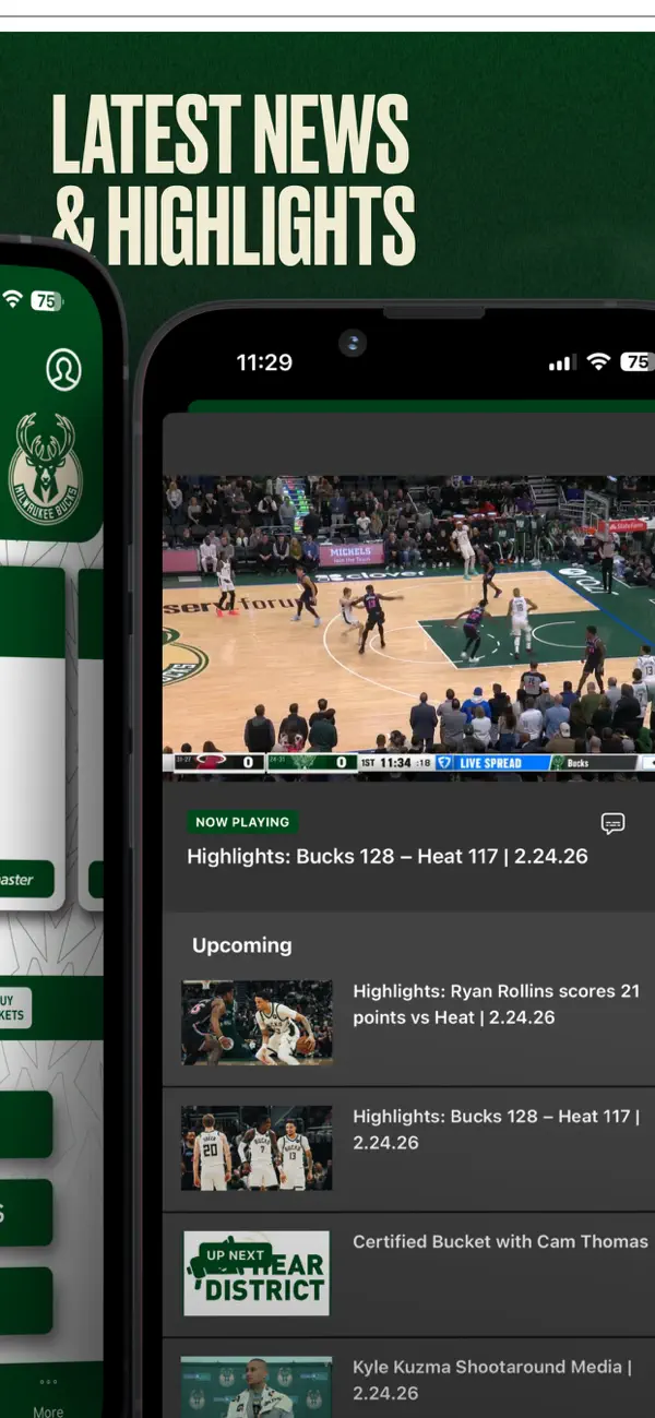 Screenshot #2 pour Bucks & Fiserv Forum App