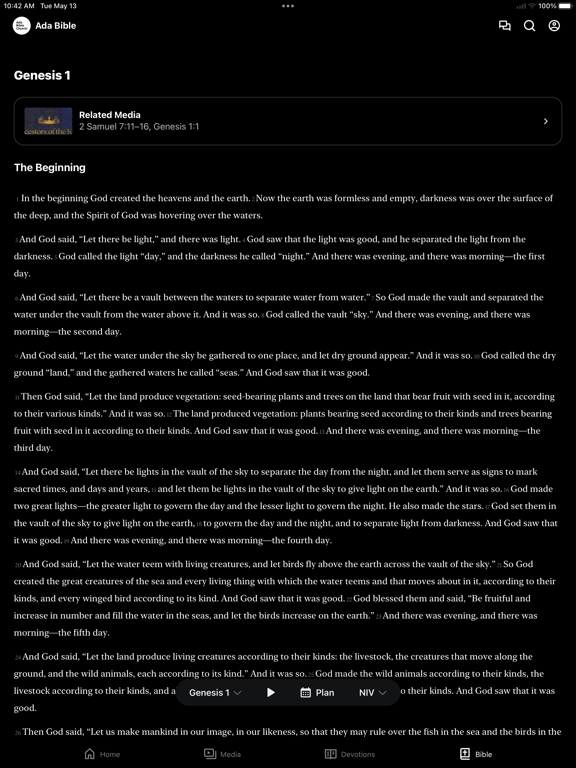 Ada Bible Church App iPad screenshot 4 - Lifestyle app