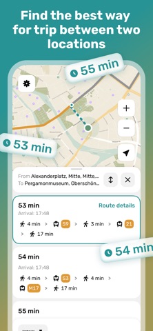 Routees: transit route planner Screenshot 2 of 6