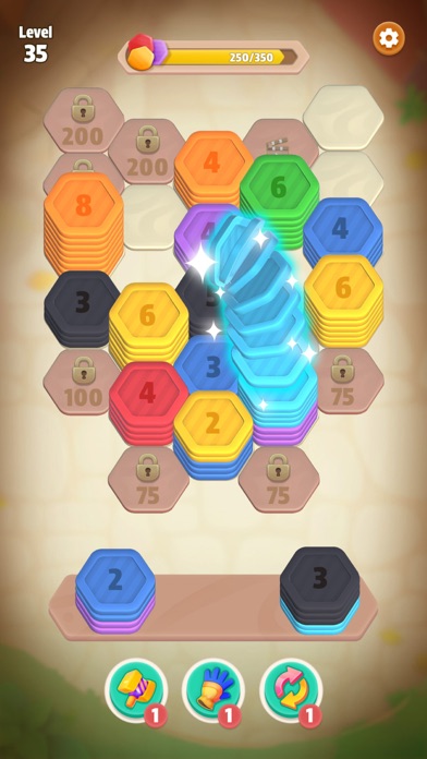 Hexa Stack: Color Sort Puzzle screenshot 3
