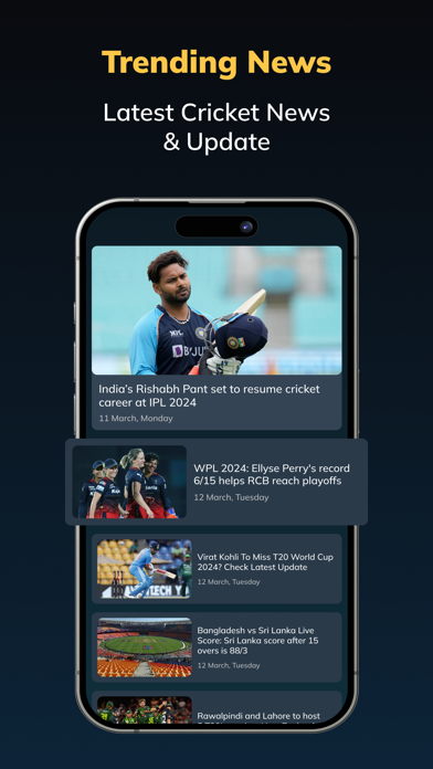 Cricket: Live Scores Screenshot