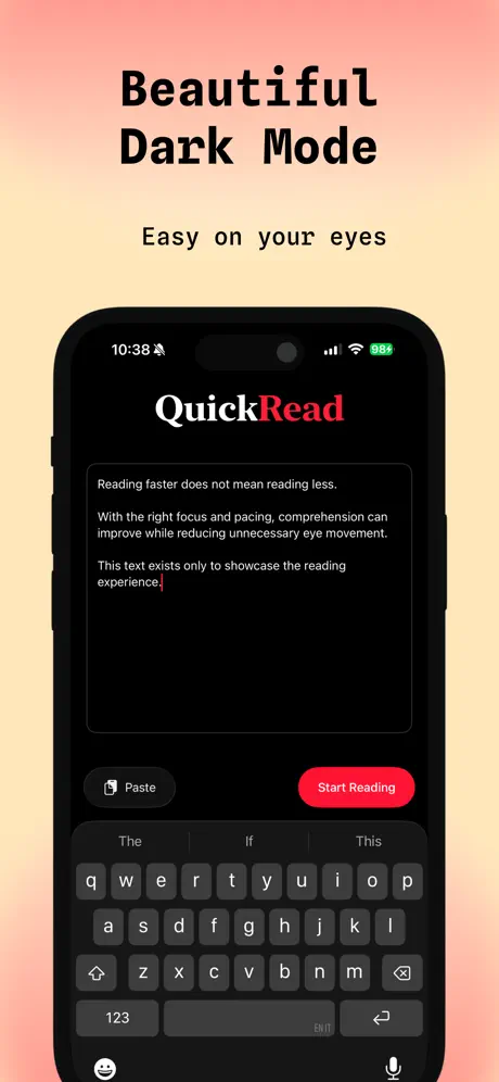 Приложение «Quick Read - RSVP» screenshot 5