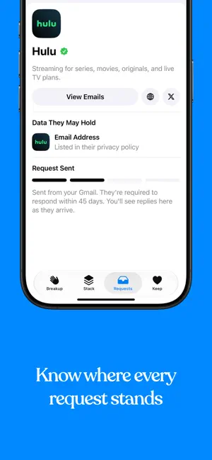 Breakup: Delete Your Data screenshot 4