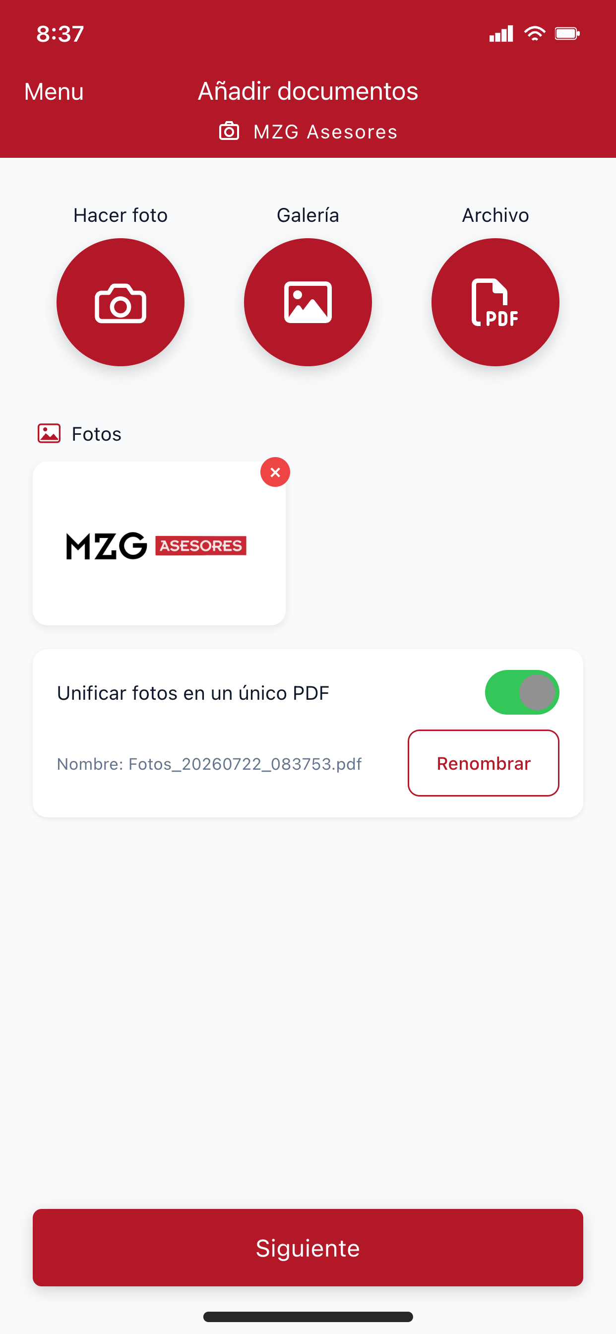 MZG Asesores screenshot 4