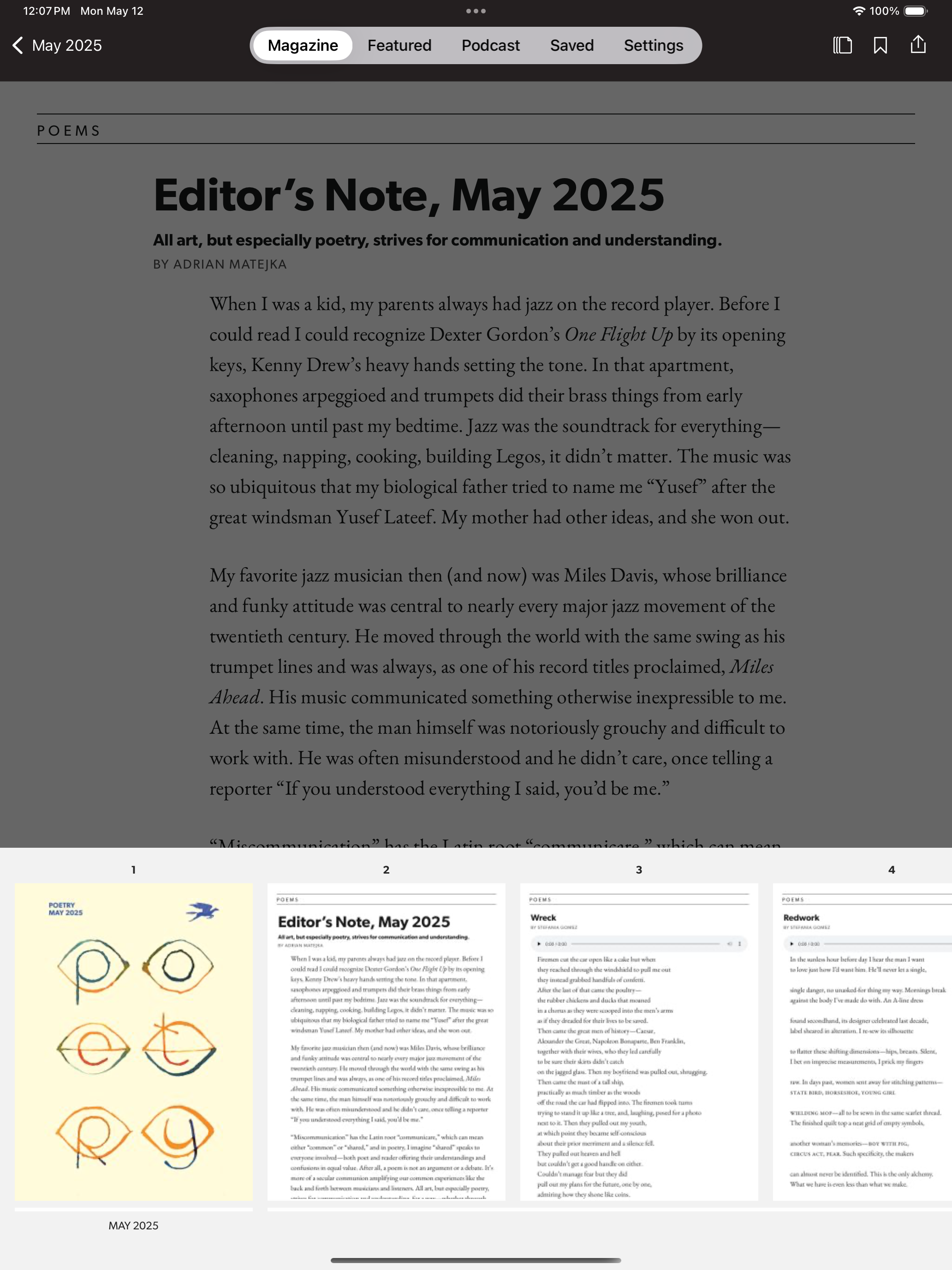 Poetry Magazine App screenshot 7