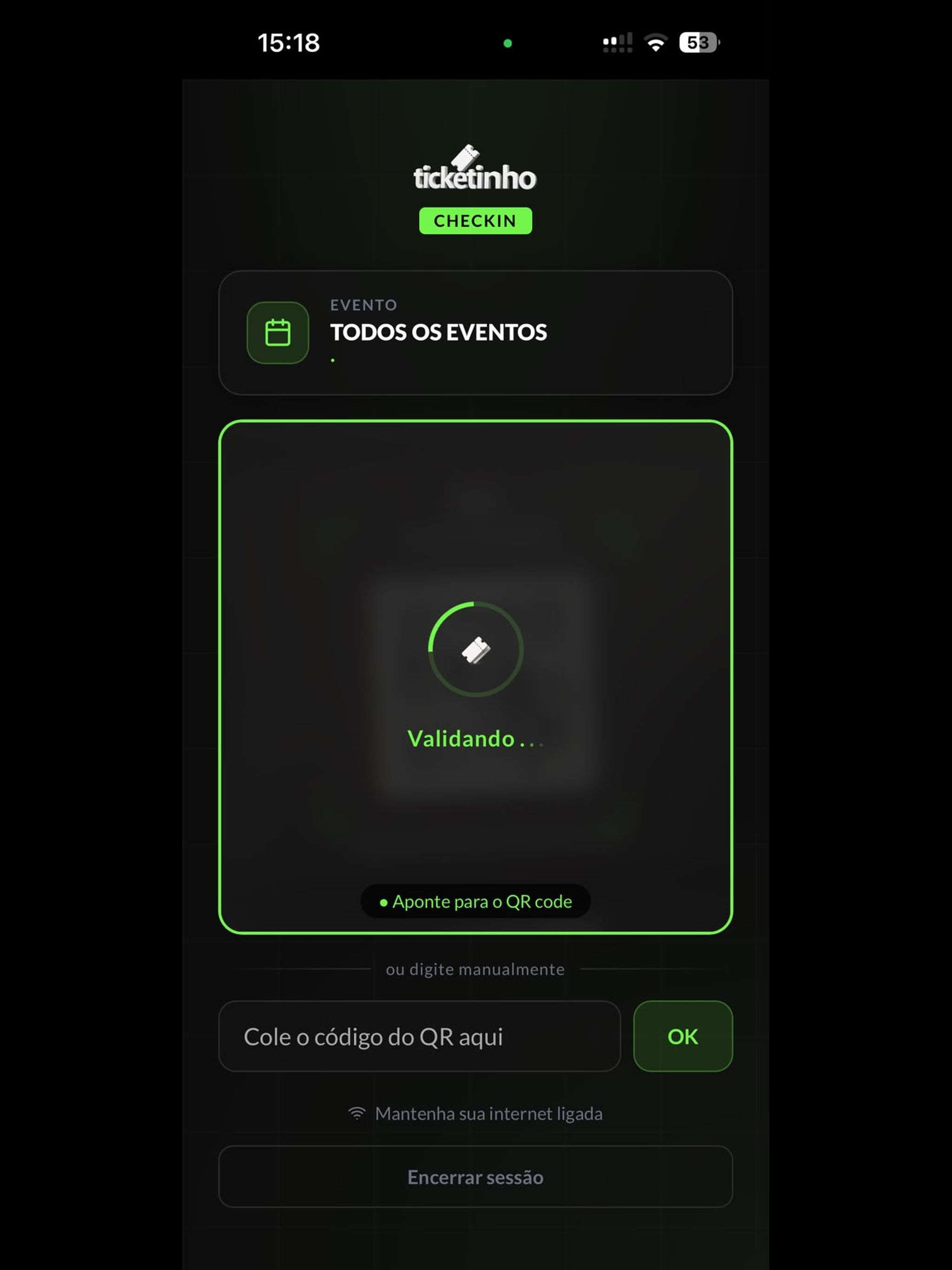 Ticketinho Check-in screenshot 5