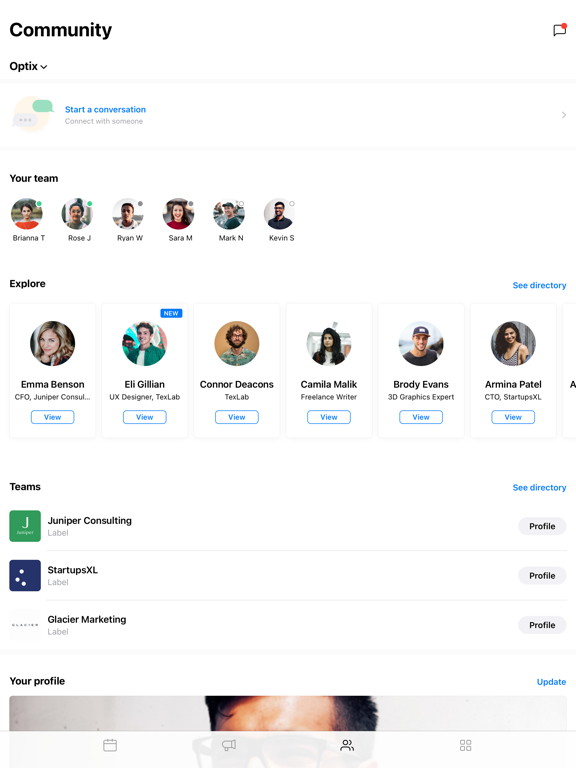 Optix iPad screenshot 4 - Productivity app