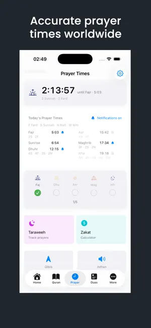 Safa: Prayer Times & Quran screenshot 2