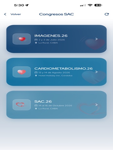 SAC - Soc. Arg. de Cardiología iPad screenshot 4