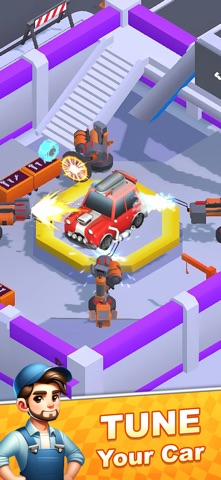 Chrome Garage: Idle Cars iPhone screenshot