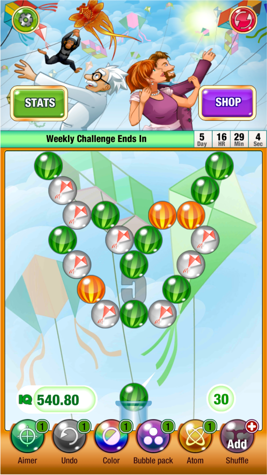 #6. Bubbles IQ (iOS) By: Namida Diamond Factory Oy