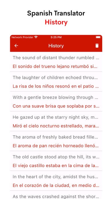 Spanish Text Translator Screenshot