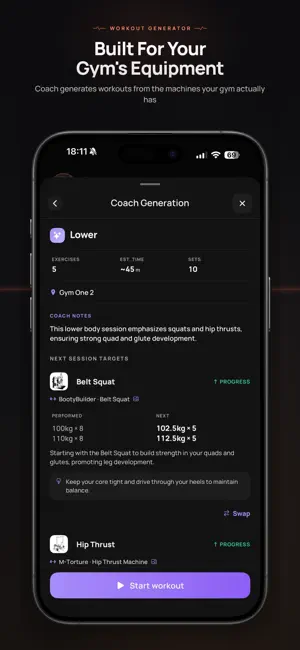 GymBeat - Workouts & Nutrition screenshot 4