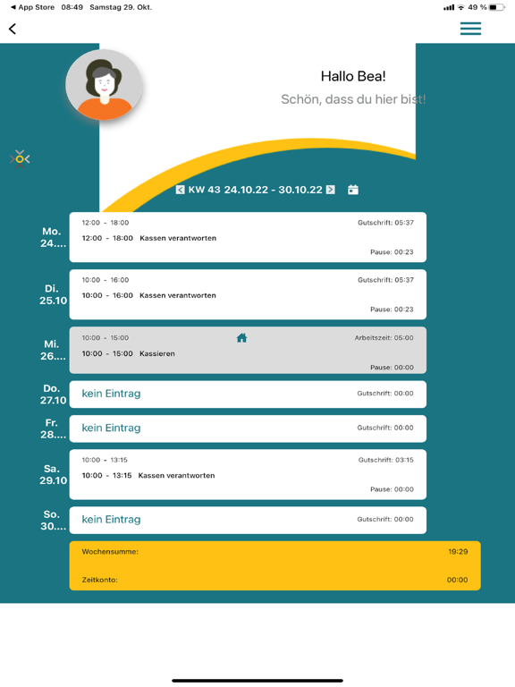 Screenshot #6 pour MyTimeApp
