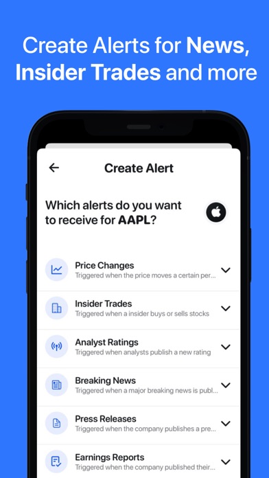 Stocklet - Stock Alerts Screenshot