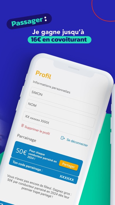 FranceCovoit Prime covoiturage Screenshot