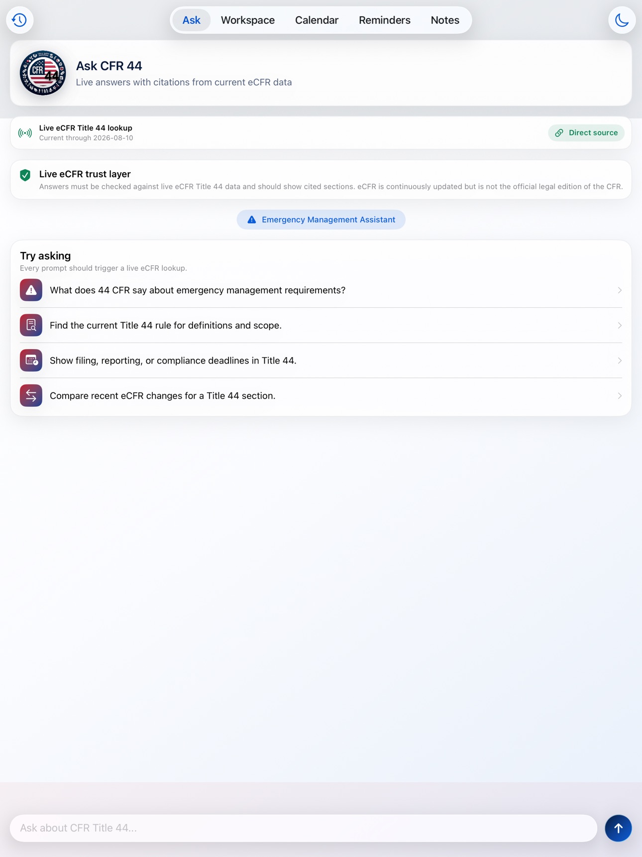 Screenshot 6 of CFR AI - Title 44