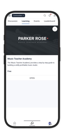 Parker Rose Music iPhone screenshot