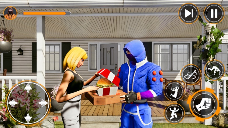 Rope Fighter Hero Open City 3D screenshot-4