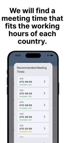 TimeSync+ iPhone screenshot