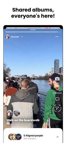 Align: In-Person Friends App iPhone screenshot