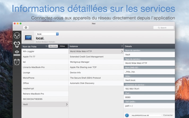 Screenshot #3 pour Scanneur de réseau iNet