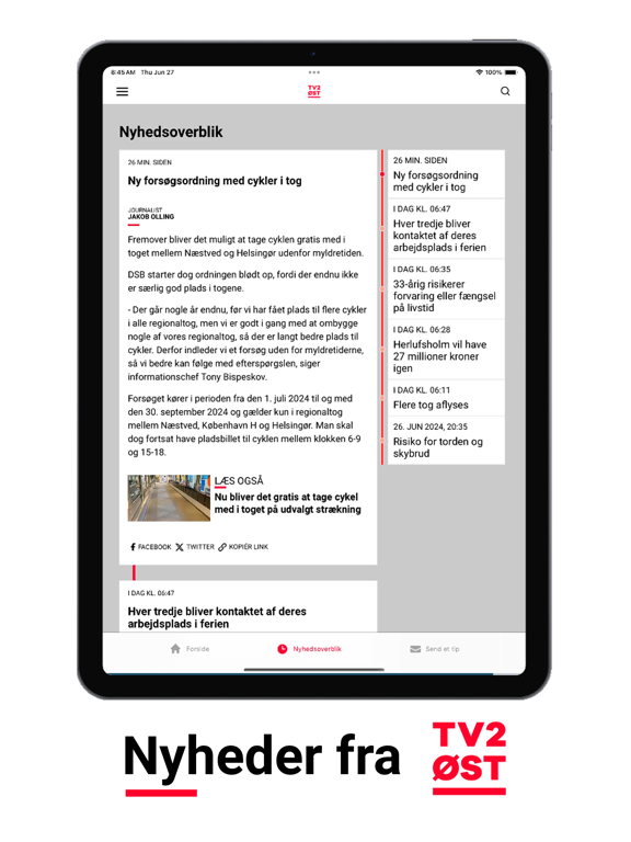 Screenshot #4 pour TV2 ØST Nyheder