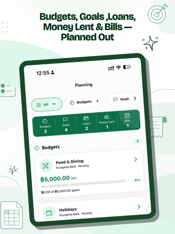 WorthBook: Money Manager iPad screenshot 3