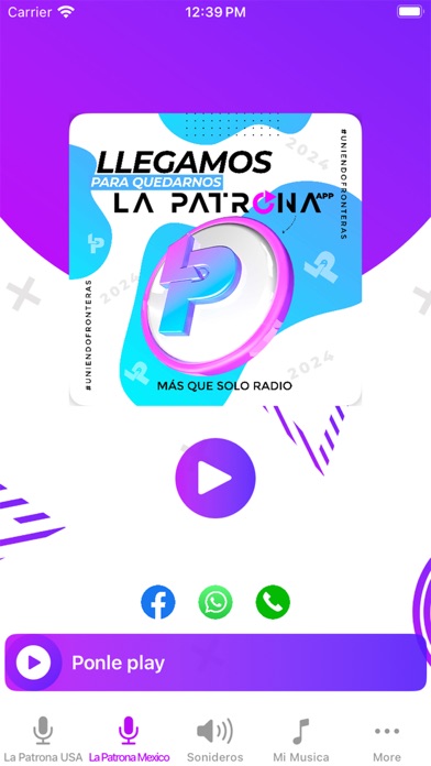 La Patrona App Screenshot