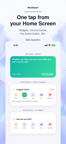 MoodSpark: Daily Quotes screenshot 5
