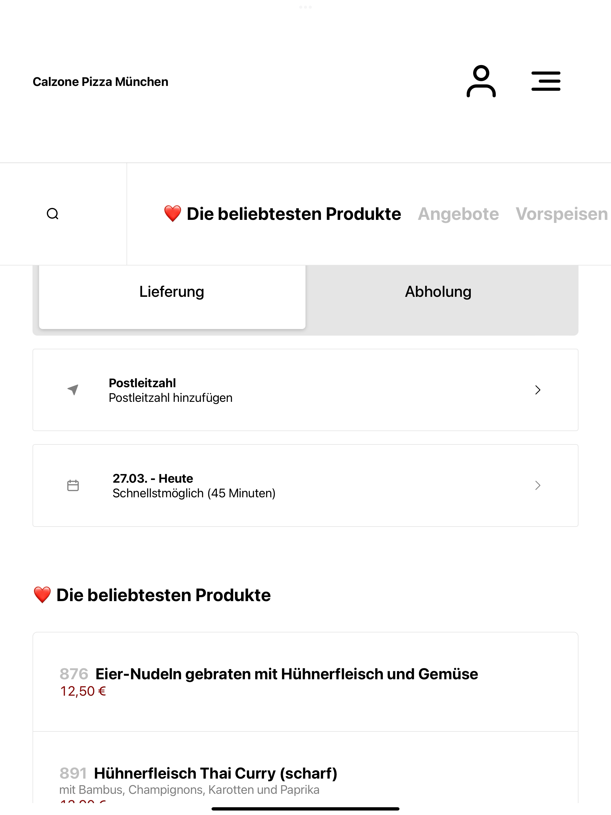 Calzone Schwabing screenshot 7